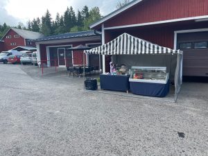 Tuoreen kirjolohen myynti
